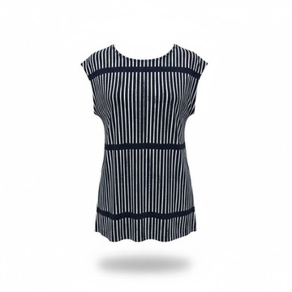 Marimekko for Target Black & Wht Striped Knit Mini Dress Mod Small Twee Coquette
